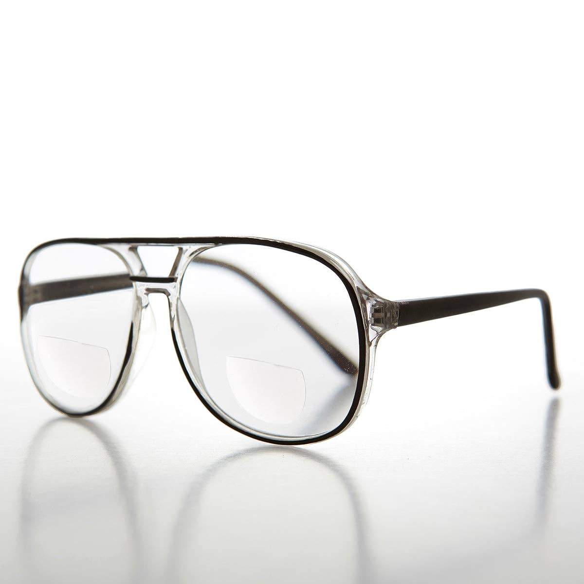 SUNGLASS MUSEUM - Retro Bifocal Reading Glasses - Zeller: Black / 1.50 diopter