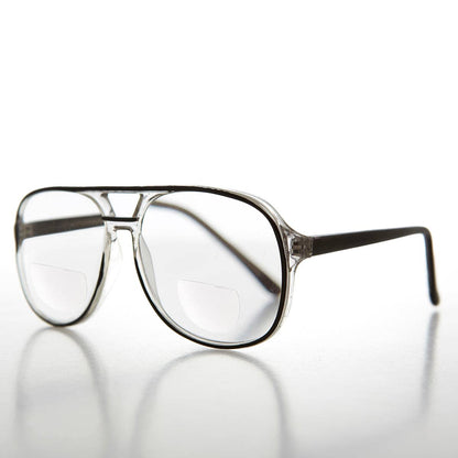 SUNGLASS MUSEUM - Retro Bifocal Reading Glasses - Zeller: Black / 1.50 diopter
