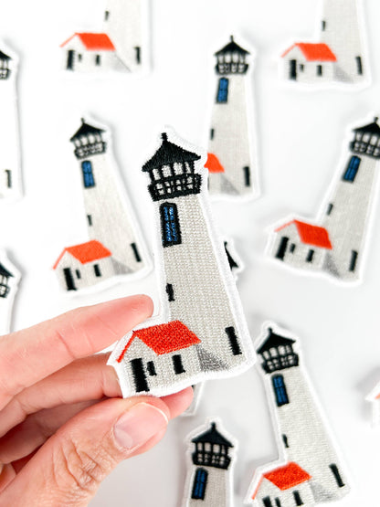 Field Trip Threads - Lighthouse Embroidered Patch Nautical Iron On Patch for Hat