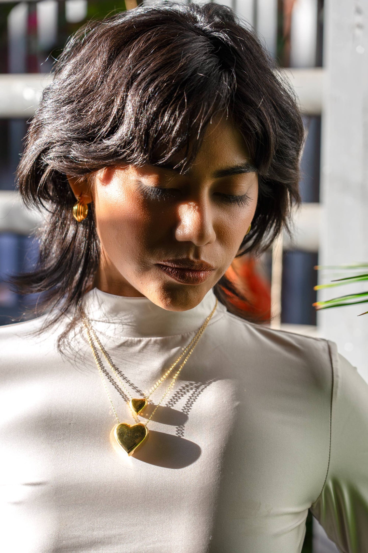 Peter and June - Can't Heartly Wait Necklace - 18K Gold Plated