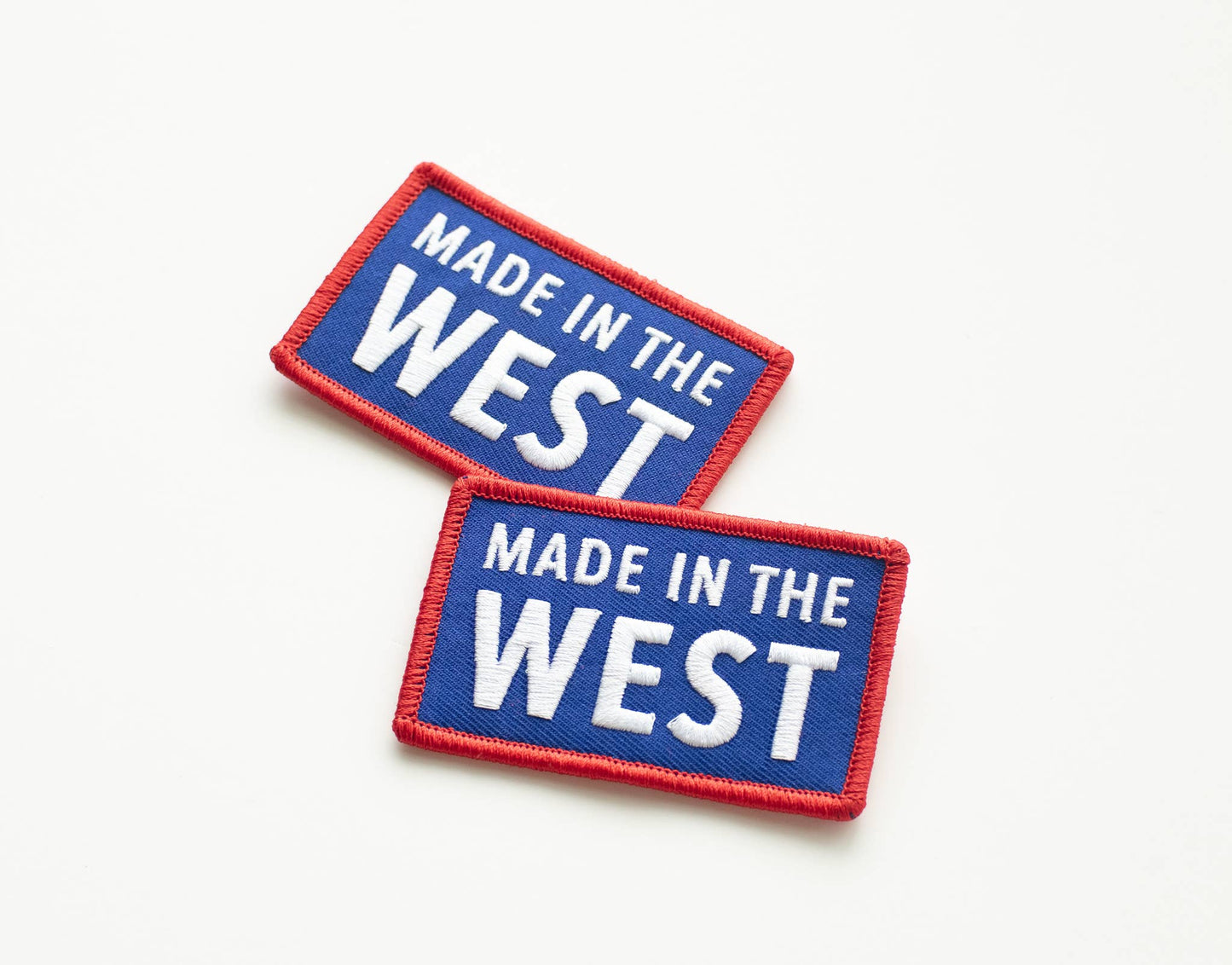 Union Made - Made In The West Embroidered Iron on Patch: Yes