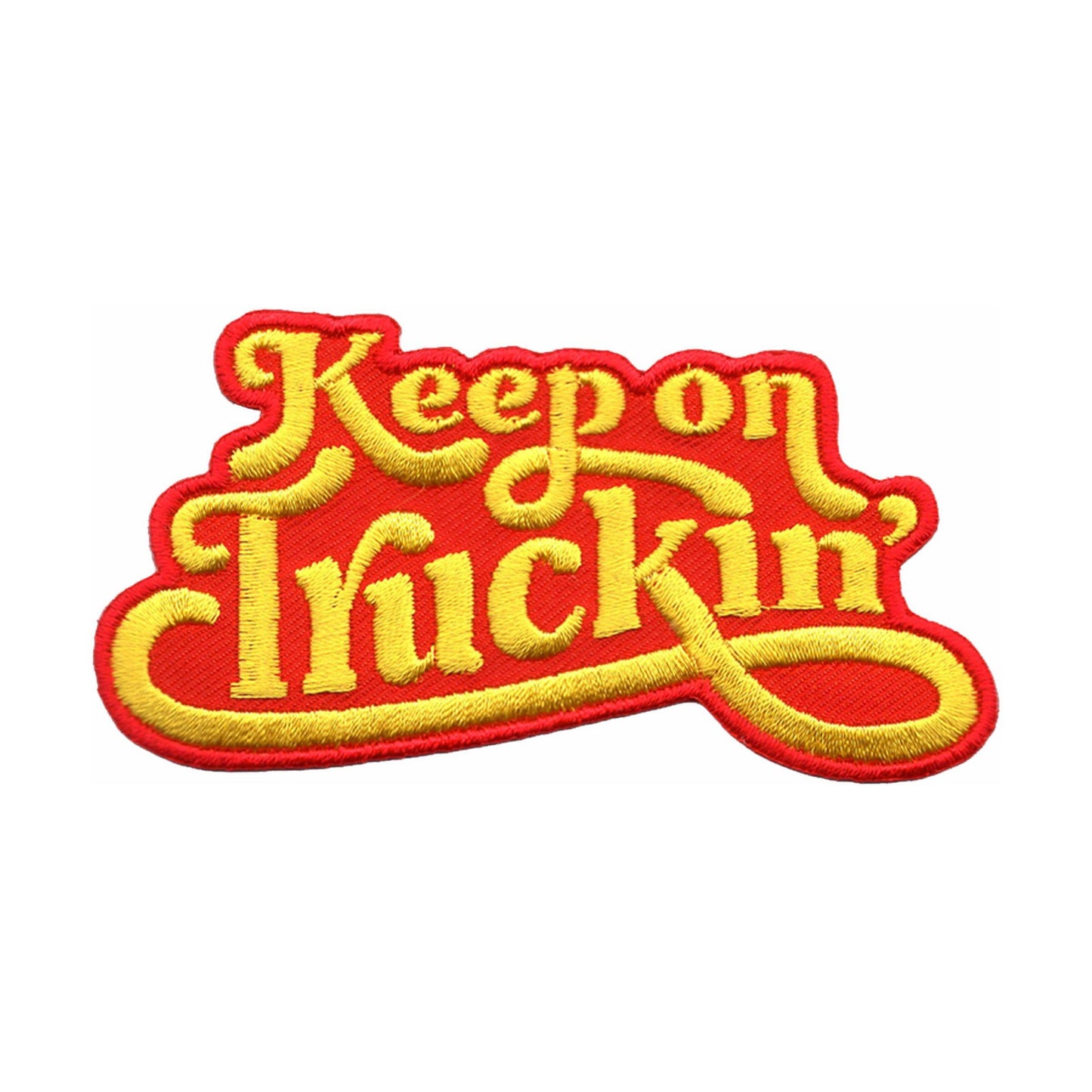 Square Deal Recordings & Supplies - Patch - Keep On Truckin' 70s Counterculture Americana Hippie