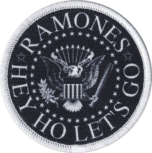 Square Deal Recordings & Supplies - Patch - The Ramones - Hey Ho Let's Go - Punk Rock Music Band