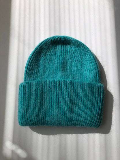 Billy Bamboo - ROYAL ANGORA WOOL BEANIE - crystal brights: Yellow diamond