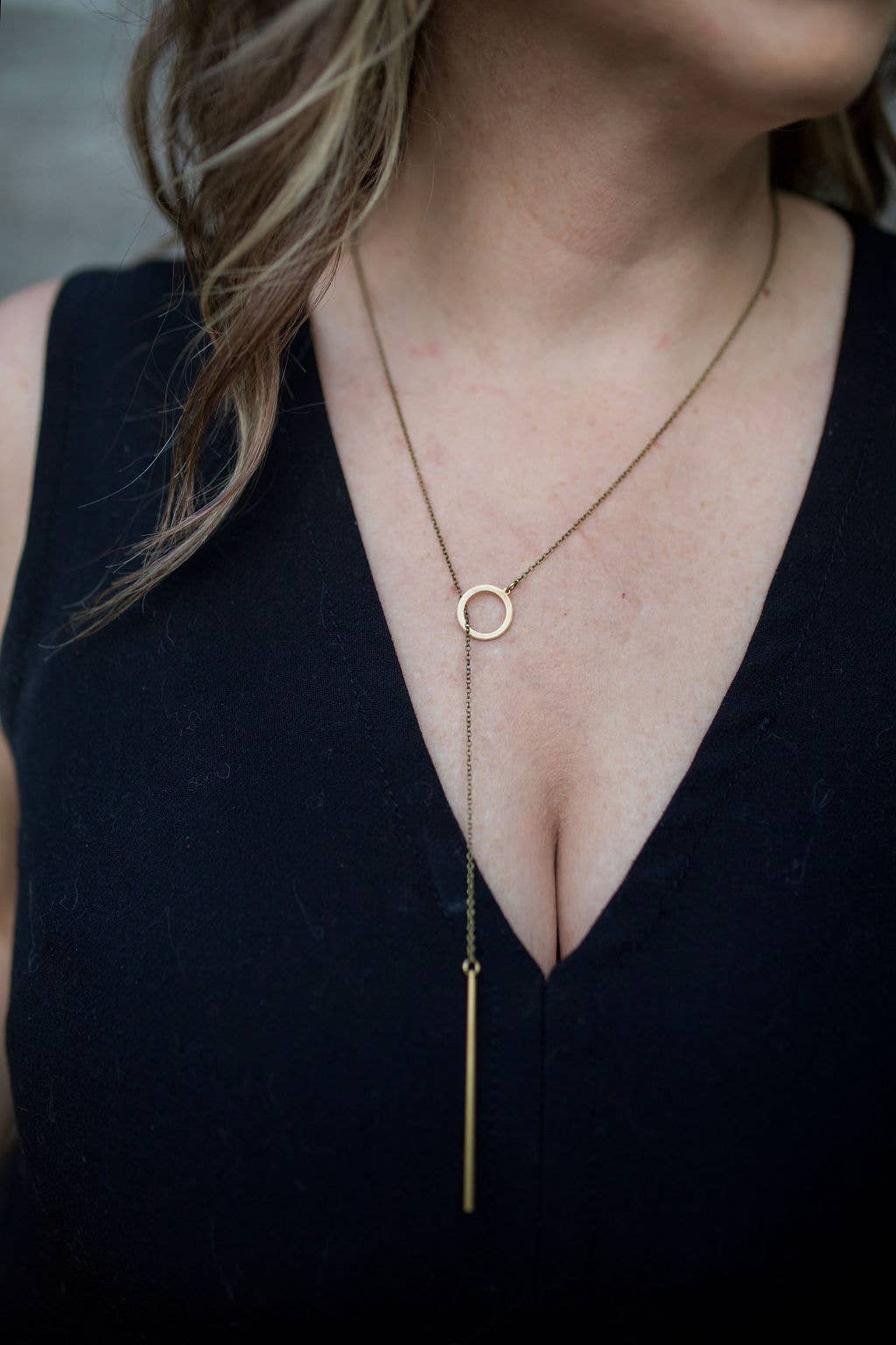 Modern Madini - Small brass lariat