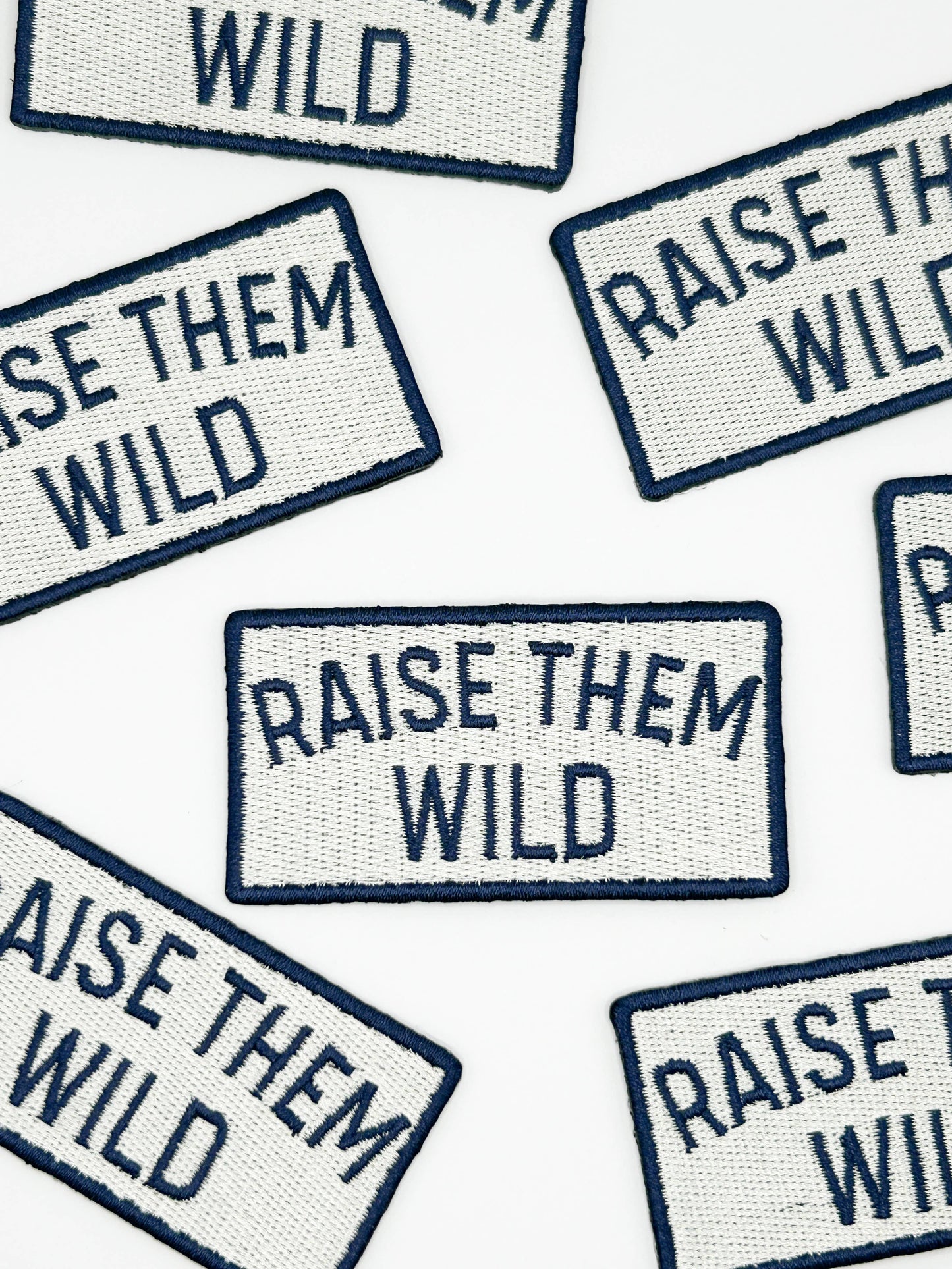 Field Trip Threads - Raise Them Wild Embroidered Patch – Adventure Patch, Outdoor