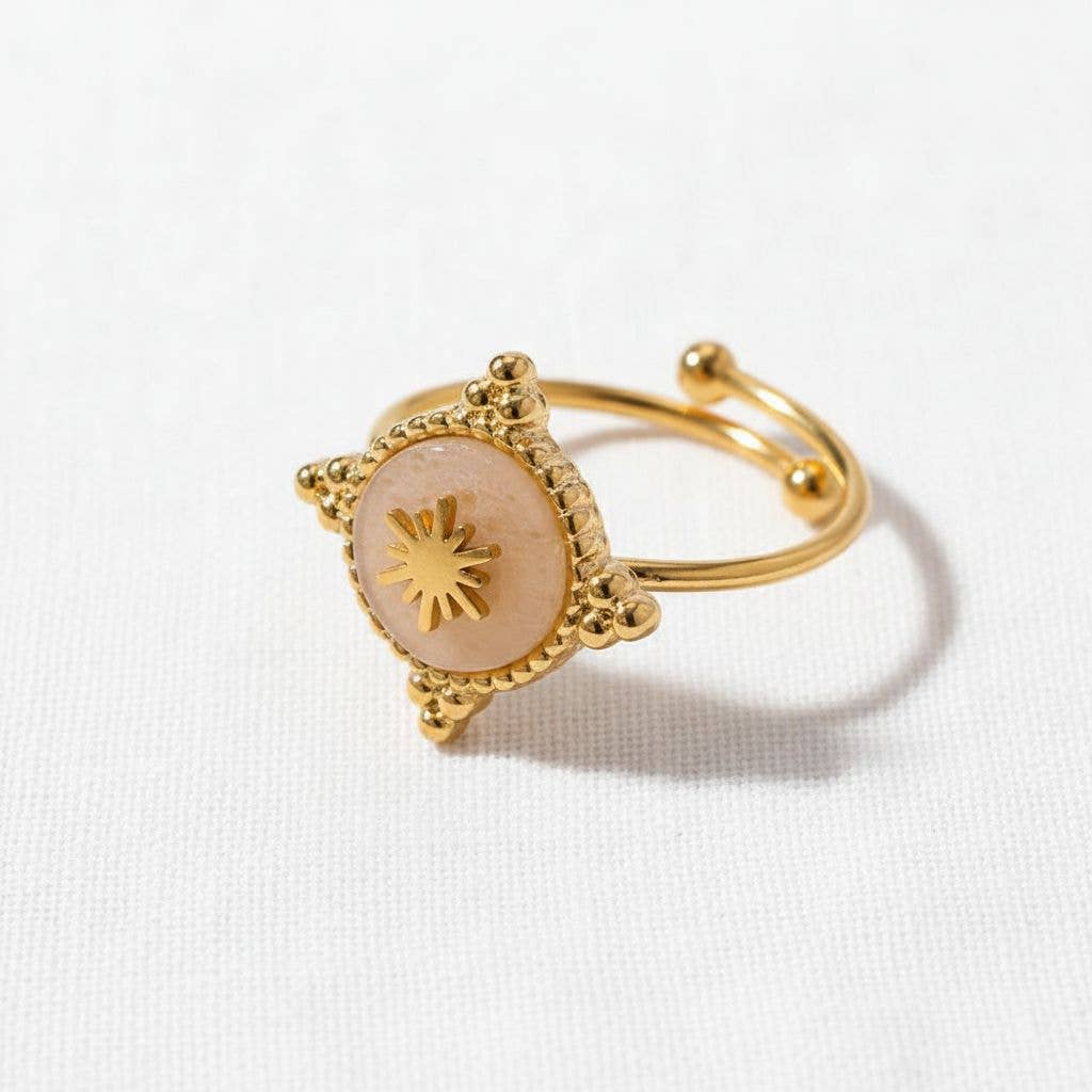 paperln - Vintage-Inspired Geometric Open Ring