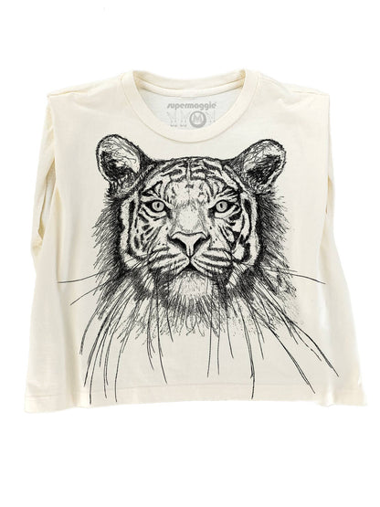 Supermaggie @ Faire - Tiger Maisie Heavyweight Muscle Tee: Pink Lavender / Md