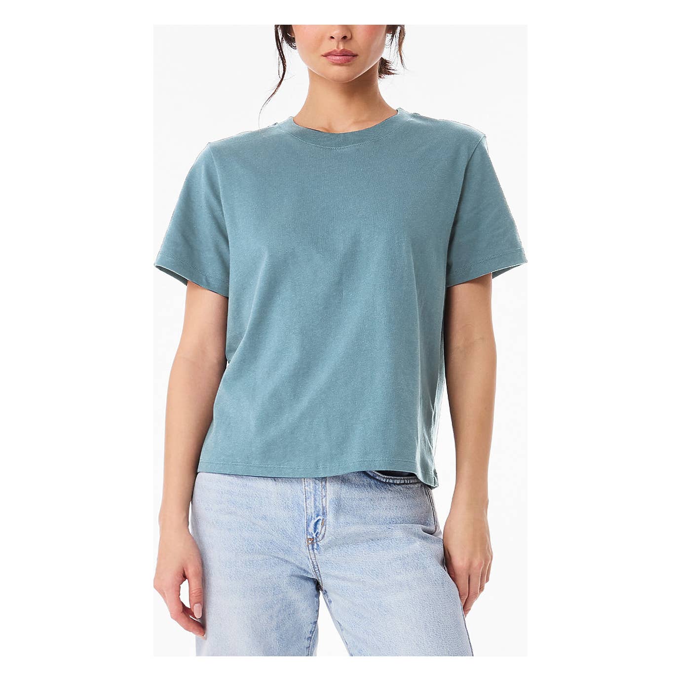 Supermaggie @ Faire - Bananas Gwenn Heavyweight Tee: Denim / Xl
