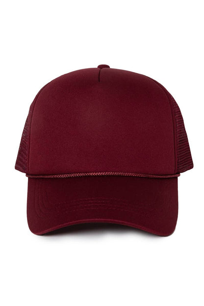 David And Young - FWCAPM200 - Solid Foam Trucker Cap: Cobalt