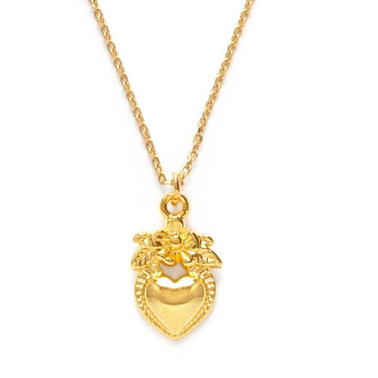 Amano Studio - Folk Heart Necklace