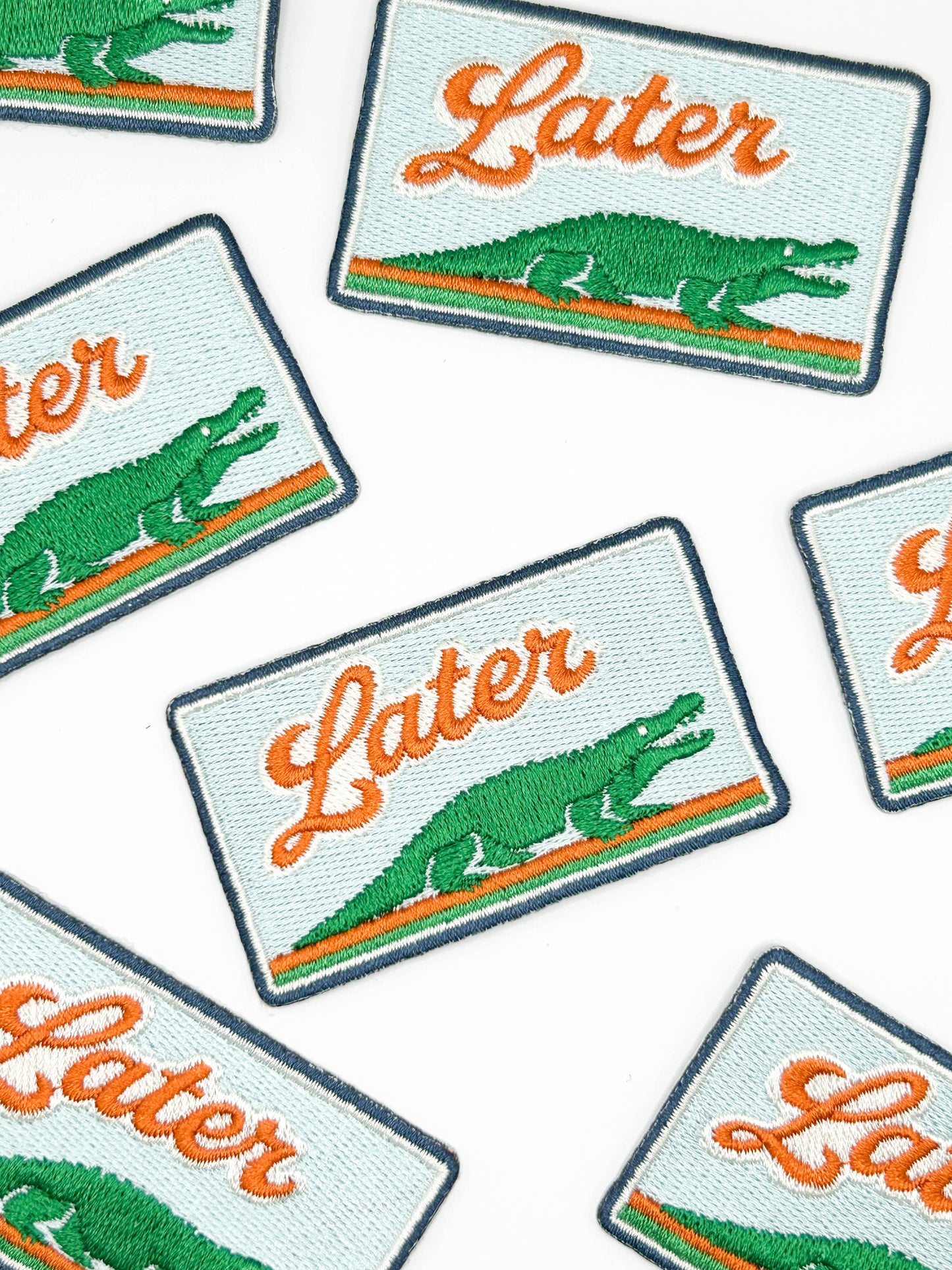 Field Trip Threads - Later Gator Embroidered Patch – Alligator Patch, Southern